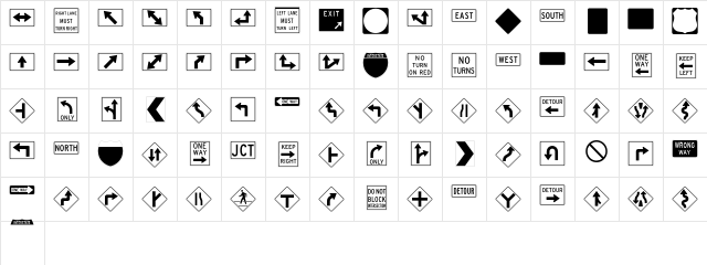 InterstatePi One Character Map InterstatePi One Character Map
