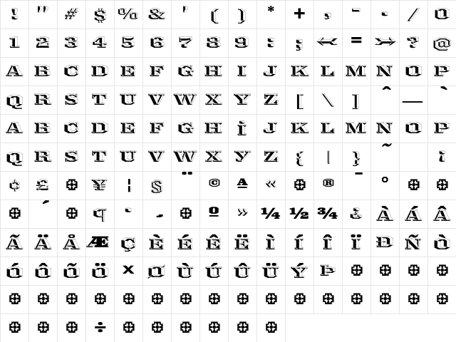Ironmonger ThreeD Character Map