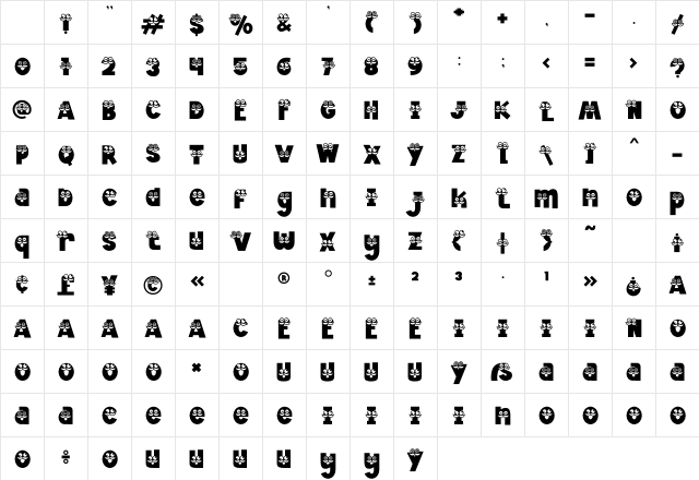 Jester Jumble Funny Character Map Jester Jumble Funny Character Map