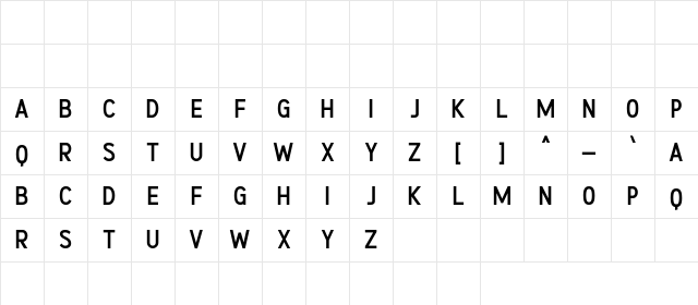 Kenzoestic Regular Character Map