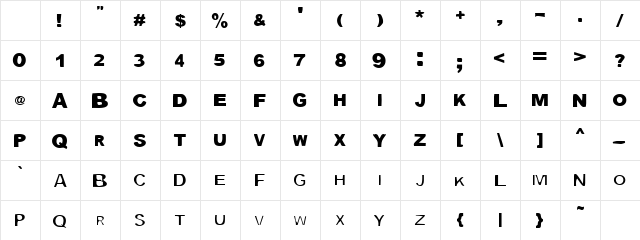 Blockquote Black Character Map