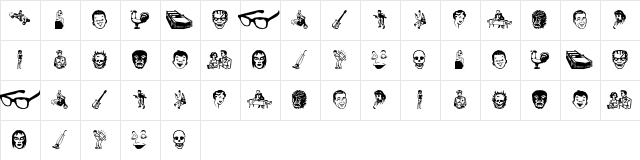Klippy Dingbats Character Map
