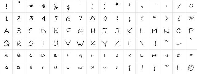 Kilroy Was Here Normal Character Map
