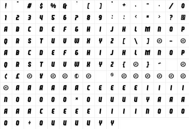 Leverkusen Free Personal Use 3 Character Map