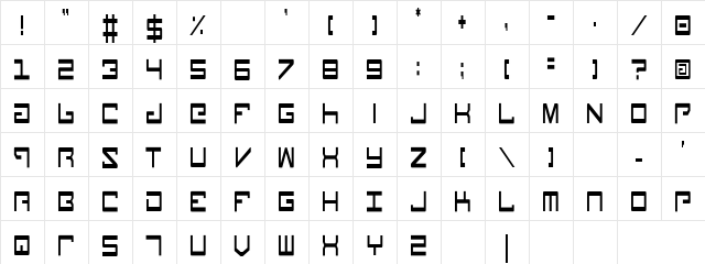 Legion Condensed Condensed Character Map Legion Condensed Condensed Character Map