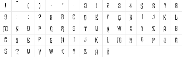 2 Regular Character Map