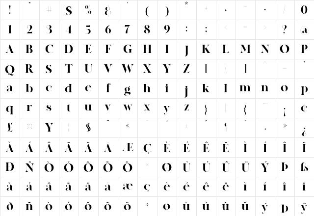 MADE Canvas Black Character Map
