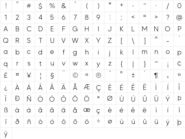 MADE Tommy Soft Light Character Map