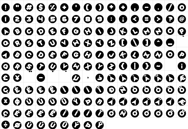Magic Marbles Regular Character Map Magic Marbles Regular Character Map