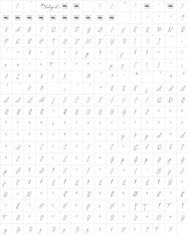Markingmate Personal Use Regular Character Map Markingmate Personal Use Regular Character Map