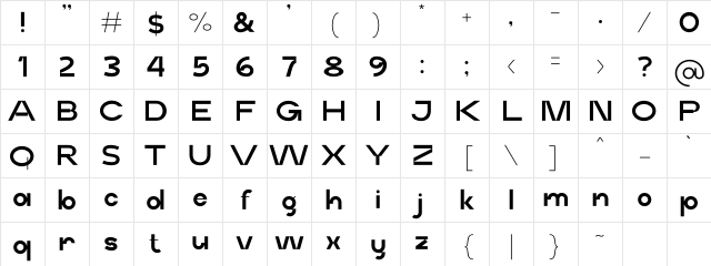 Middle Name Regular Character Map