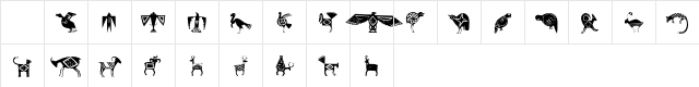 Mimbres One Character Map Mimbres One Character Map