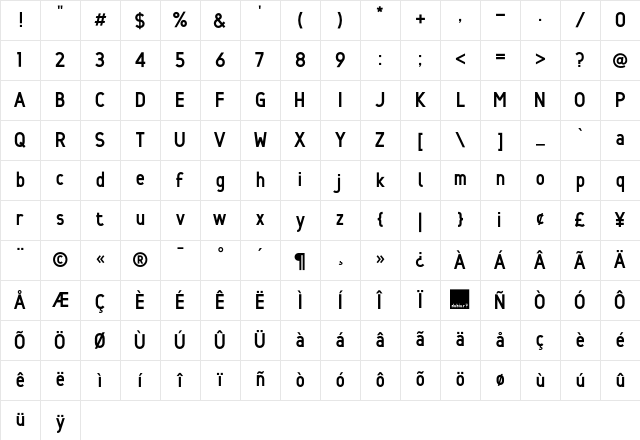 Min Three Character Map