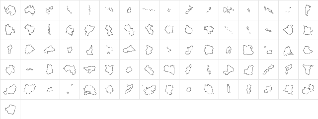 MiniPics GlobalSLoose Character Map MiniPics GlobalSLoose Character Map