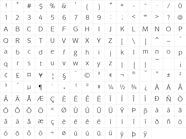 MixageEF Book Character Map MixageEF Book Character Map