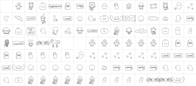 MTF Sweet Dings Halloween Regular Character Map