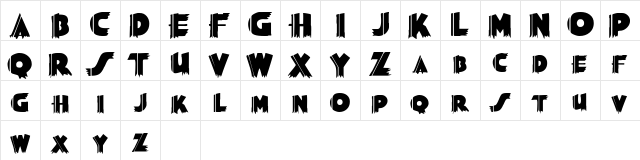 KokamaSCapsSSK Bold Character Map KokamaSCapsSSK Bold Character Map