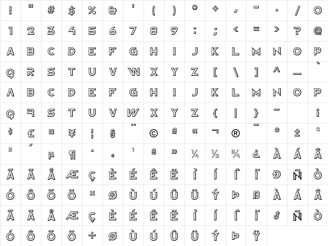 NewtronICG Alt Character Map