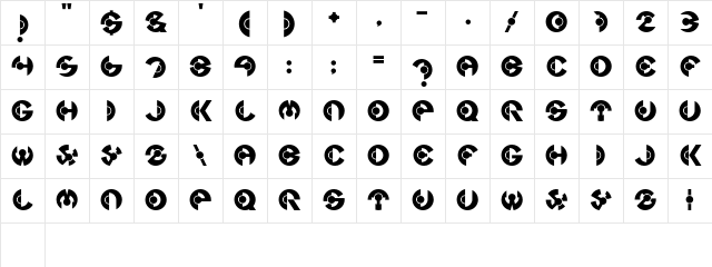 Nucleus Regular Character Map Nucleus Regular Character Map