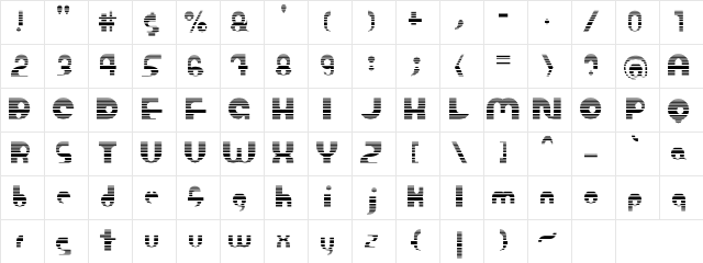 Ombre SemiBold Character Map