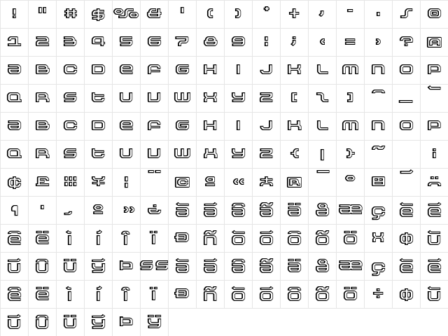 Outlander White Character Map