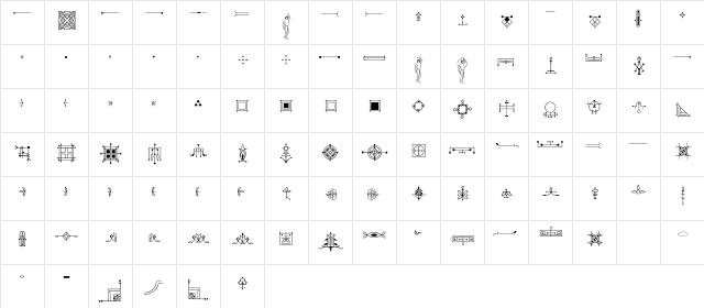 P22FLLWTerracotta Extras Character Map