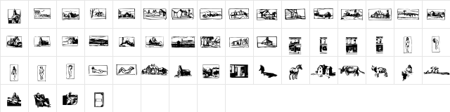 P22Hopper Sketches Character Map P22Hopper Sketches Character Map