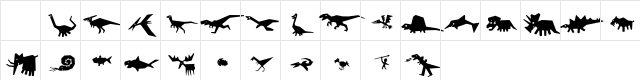 P22Prehistoric Pals Character Map P22Prehistoric Pals Character Map