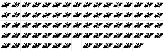 New Regular Character Map