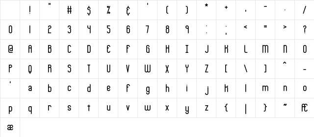 Bobcaygeon Plain BRK Normal Character Map
