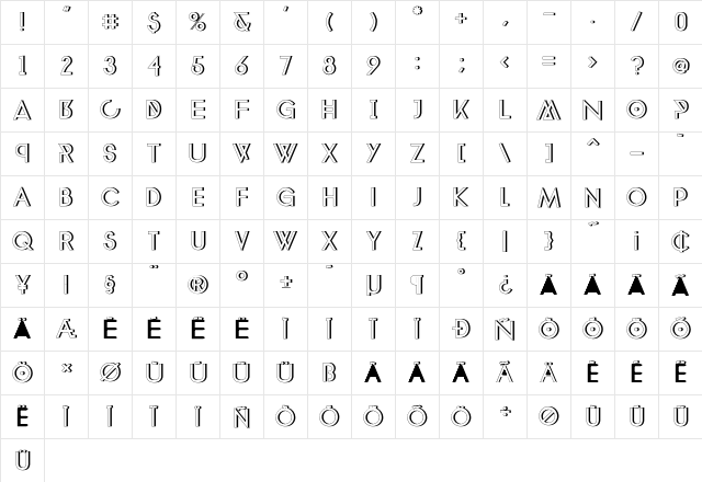phantom regular 3D Character Map phantom regular 3D Character Map