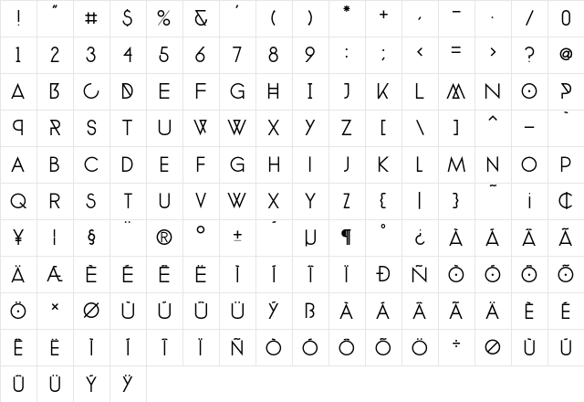 phantom light Character Map