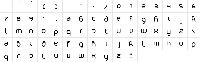 Phino Tight Character Map Phino Tight Character Map