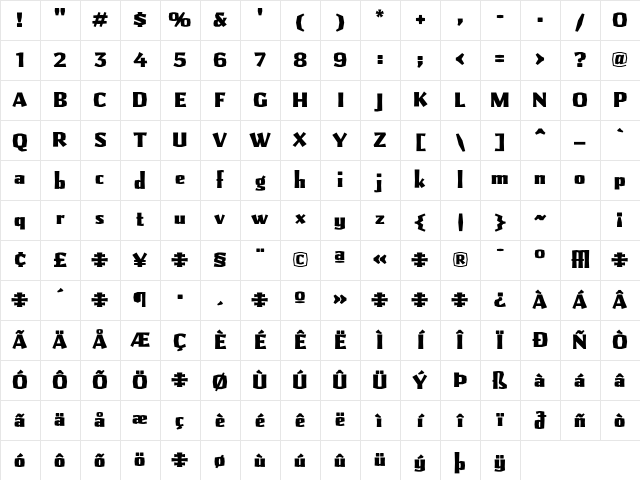 Pilsner Black Character Map