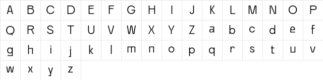 Ranberg Free Regular Character Map