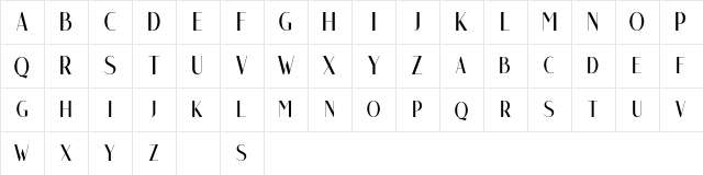 Roku Regular Character Map Roku Regular Character Map