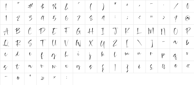 Romantic Homicide Regular Character Map