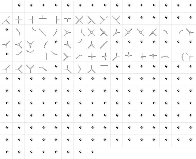 Routes A One Character Map Routes A One Character Map