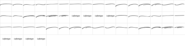Saltines Swash Regular Character Map