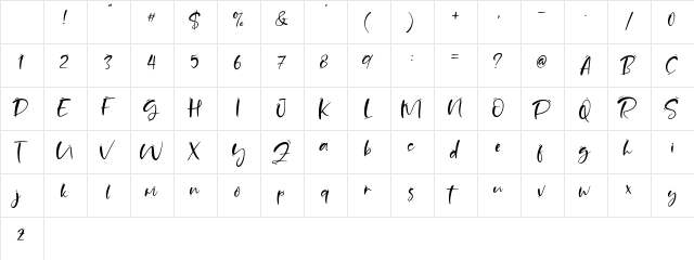 Sand Beach Regular Character Map Sand Beach Regular Character Map