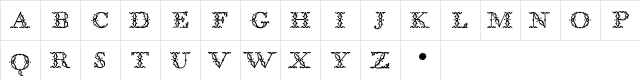 Bodoni Classic Floral Initials Regular Character Map Bodoni Classic Floral Initials Regular Character Map