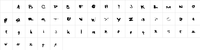 ShAnKed Regular Character Map ShAnKed Regular Character Map