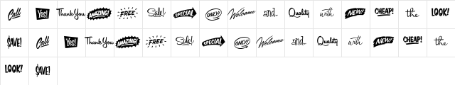 SignPainter HouseAdArt Character Map SignPainter HouseAdArt Character Map