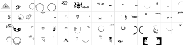 SpecialSeals P02 Character Map SpecialSeals P02 Character Map