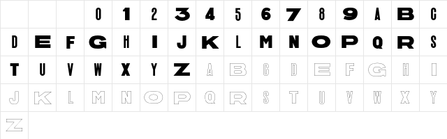 Straight Forward DEMO Regular Character Map Straight Forward DEMO Regular Character Map
