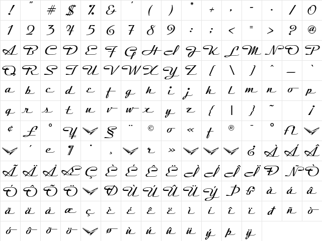 Streamline Light Character Map Streamline Light Character Map