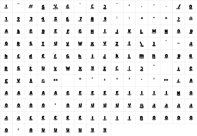 Study Symbol Book Character Map