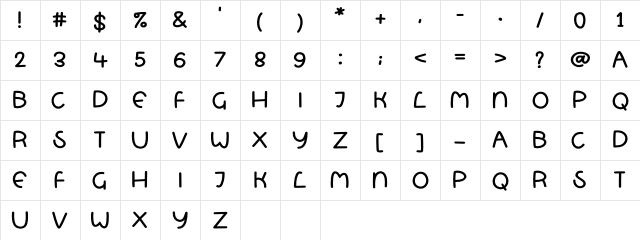 Super Power Regular Character Map
