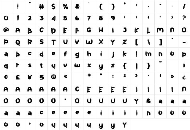 Super School Pencil Character Map Super School Pencil Character Map