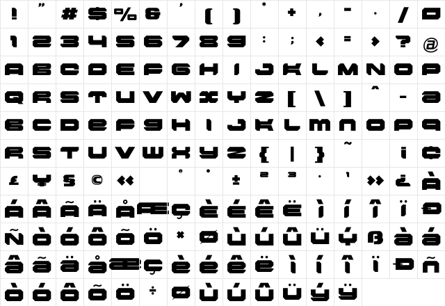 Super Ultra Supra Two Character Map